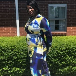 LONG SLEEVE MAXI DRESS